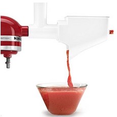 KitchenAid 攪拌機配件 FVSP 榨汁 果泥 汁渣分離 需搭配FGA或KSMMGA使用, 1個, White