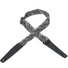 Levy's 黑白虎紋背帶 斑馬紋 MDL8-004 吉他背帶 炫彩尼龍 電吉他 貝斯 背帶, 1個