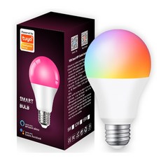 Tuya 智能燈泡 RGB+CW+WW 調光調色 語音控制 WiFi 藍芽, 1個