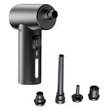 ANENG 無線電動打氣機，三段風速，USB/Type-C充電，適用於泳圈、氣墊床、充氣球, 1個, 充氣床/泳圈/充氣泳池專用(送吸塵套件)