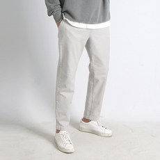 오씨엘 편한 고탄력 스판 일자 9부 밴딩면바지 빅사이즈 치노팬츠 봄 가을 501