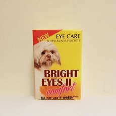 Bright Eyes 寵物睛亮滴劑 1盒/2瓶，舒緩疲勞、滋潤眼部，維護視力健康, 1個, 睛亮, 6ml, 舒緩疲勞、滋潤眼部，維護視力健康