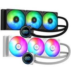 3RSYS Socoool 라니 SE 360 ARGB 신품 블랙 수냉 3열쿨러 컴퓨터수냉쿨러, 1개