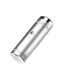 迷你便攜可充電浮動刮鬍刀 (IPX7級防水), 銀白, 如圖所示