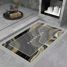 반려동물 미끄럼방지매트 초흡수성 건조 미끄럼 강아지, 1개, 금색 회색 정사각형, 60x90.2cm