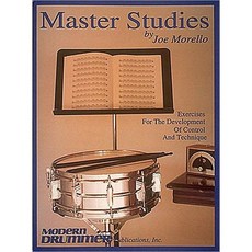 Master Studies by Joe Morello 鼓手教材 爵士鼓教材, 1個