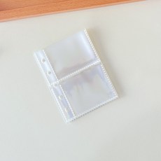 m 5 미니 다이어리 속지 포켓 현금 생활 챌린지_클리어 2칸, 2개, 10매