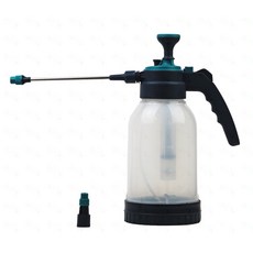 耐酸鹼透明氣壓噴壺2L 附長桿 洩壓閥設計, 1個, 整組-耐酸鹼 透明氣壓噴壺2L  附長桿