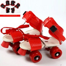 탈부착 롤러스케이트 바퀴 신발 인라인 롤러슈즈 휠, 1개, 레드 22 32 장비 6종 3 6세