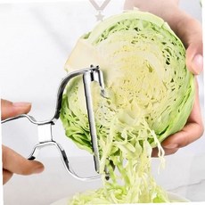 주방 조리 도구 채소 과일 얇게 써는 회전식 날 스테인리스 손잡이 간편 손질, 1개, 상세페이지 참조