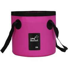 뱅헬레 접이식 양동이 물통 휴대용 캠프 세척대 야외 여행용 하이킹 낚시용 세차 정원 가꾸기 캠핑 20L, Purple