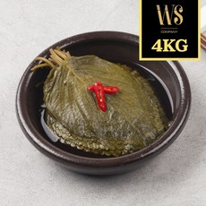 [그린이] 간장깻잎 4kg 업소용 대용량, 1개