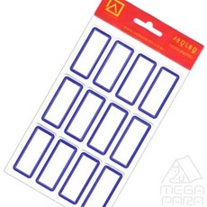 미니파라 일반견출지 청색 10매 오피스라벨