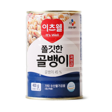 이츠웰 골뱅이캔, 400g, 1개