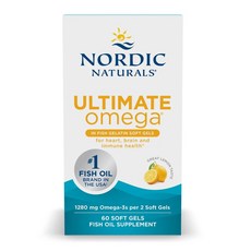 노르딕내츄럴스 얼티미트 오메가 3 1280mg 레몬 소프트젤, 60정, 1개