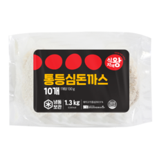 식자재왕 통등심돈까스, 10개, 130g