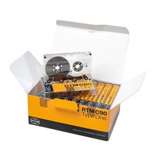 RTM C90 | 타입 원 90분 빈 음악 카세트 오디오 녹음에 이상적임 스튜디오 품질 3개, 10-Pack