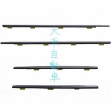 大禾自動車 玻璃 外壓條 外水切 擋水條 副廠 適用 本田 CRV2 CRV 2代 02-06, 1個, 左後