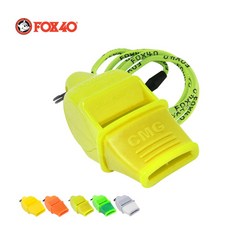 폭스 소닉 블라스트 호각 줄포함 9203, 네온 옐로우 9203-1308, 1개