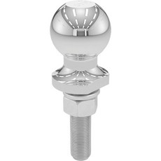 CURT 40019 크롬 트레일러 히치볼 3500파운드 2인치 직경 34 x 3인치 생크, 1개