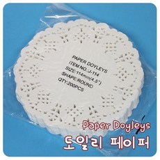 어린집만들기 글로벌이지 도일리페이퍼 (원형 11cm), 본상품