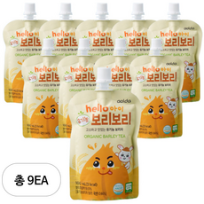 아올다 hello아이 유기농 보리보리 보리차, 100ml