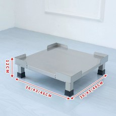 스텐 받침대 바닥 선반 세탁기 가구 낮은 다이 주방, X. 보드 가장자리4646 높이 10