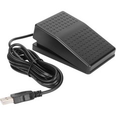 plaaoo 자이언트 엔터 버튼 USB 풋 페달 PC 스위치 맞춤형 프로그래머블 키보드 마우스 게임 액션 싱글 A 인터페이스 포함, 전자 피아노 페달 키보드 풋스위치 plaaoo 자이언트, 1개