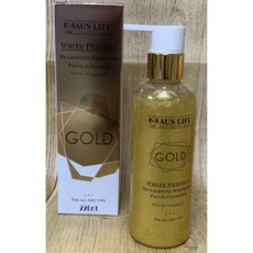 AUS LIFE White Perfect Re-Lighting Facial Cleanser Gold 220ml 溫和潔淨 賦予肌膚光澤, 1個