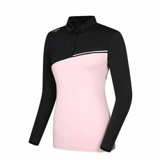 Callaway 卡拉威 女款涼感袖子拼色翻領T恤 CWTYJ5455-403