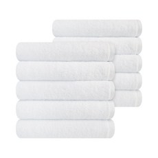 송월타월 스노우 얇은수건 120g 빠른건조!, 백색, 10개, 1개입