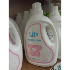 Lit's Taiwan 嬰兒雙效洗衣精 草本精華 溫和潔淨 2000ml, 1個
