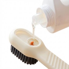 세제 분사형 청소솔 원터치 욕실 주방 청소 브러쉬, 2개