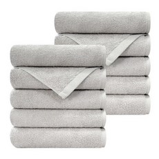 송월타월 내츄럴코지 호텔수건 150g 30수 면사, 라이트그레이, 6개