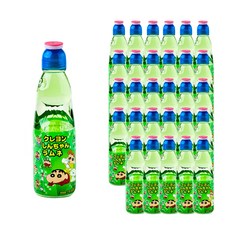 蠟筆小新哈密瓜風味彈珠汽水, 200ml, 30瓶