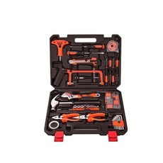 安佳順 直流電鑽工具箱 多功能家用五金組螺絲刀組合工具套裝, 1個, 尊享居家套裝 滿足家用需求