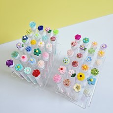 속눈썹 케이스브러쉬 꽃 브러쉬 플라워 땅콩브러쉬 예쁜 속눈썹브러쉬 미니브러쉬 아이래쉬브러쉬 랜덤