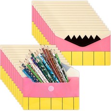 Gueevin 24 Pcs Teacher's Day Appreciation Gifts Bulk 4.7 x 7.5 Inch Teacher Pencil Pouch Party Fav, Gueevin 24 Pcs Teacher's Day A