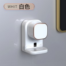 全自動智能感應擠牙膏衛生間壁掛免打孔懶人電動擠牙膏感應器, 1個, 珍珠白:1個