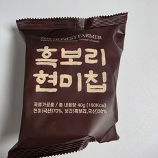 정직한농부 흑보리현미칩 24봉 신제품, 24개, 40g