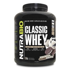 NUTRABIO 乳清蛋白粉 巧克力冰淇淋口味, 2.268kg, 1罐