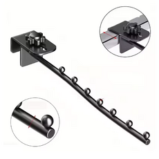 리빙프레소 창문거치형 빨래건조대 행거형 옷걸이 튼튼한 건조대, 블랙, 2개