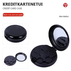 쿠쿠스토어 부드러운 가죽 소형 지갑 휴대 버스 카드 키 명함 동전 면허증