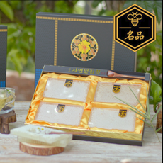 천연 벌집꿀 벌꿀집 자연 밀랍꿀 토종 국산 선물세트, 1세트, 1.2kg