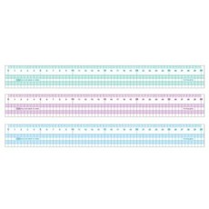 1500 컬러 방안자(30cm), 색상, 1개