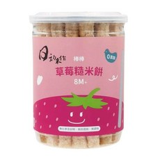 日初禾作 小妞妞米餅 (多種口味) 米餅/米棒/米菓 副食品, 1個, 好棒棒-草莓 / 0199