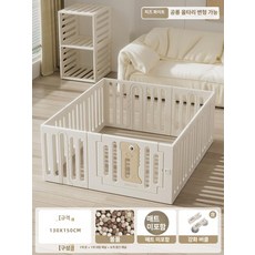 파워쇼퍼 플레이가드 유아 정글짐 안전 아기 울타리, 수납 130 x 150 없음