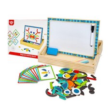 TOOKY 도형 자석 퍼즐 849 완구 유아 교구 유치원 창의력발달 아기 그림, 95피스, 1개