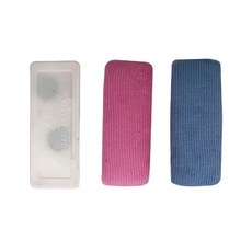 雙色磁吸板擦 絨布 磁性白板擦 粉筆擦 白板刷 會議 辦公 無塵黑板擦 H108, 隨機出貨, 隨機出貨