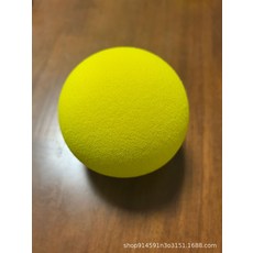 靜音匹克球 戶外休閒運動玩具 74mm, 正黃色不印黑點, 1個